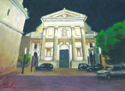 VILANOVA: ESGLÉSIA DE SANT ANTONI  NOCTURNA