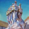 REPRODUCCIÓN "BARCELONA CASA BATLLÓ SORTIDA D'ESCALA AL TERRAT"