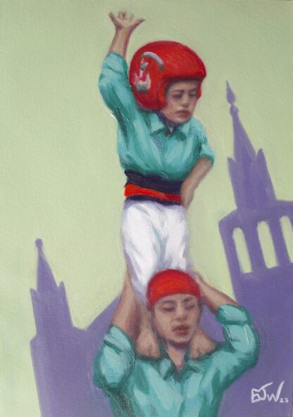 ENXANETA AL PILAR LOGO CASTELLERS