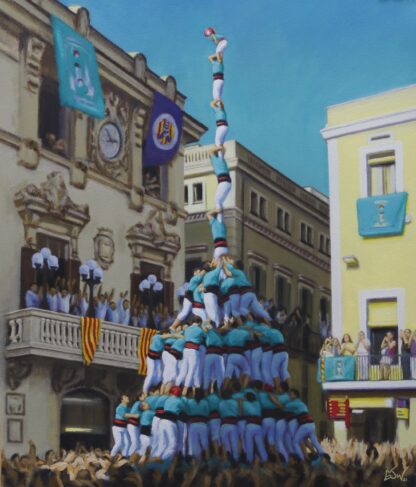 REPRODUCCIÓN "PILAR DE 9 CASTELLERS DE VILAFRANCA"