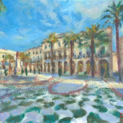 REPRODUCCIÓN 20x20cm "VILANOVA PLAÇA DE LA VILA"