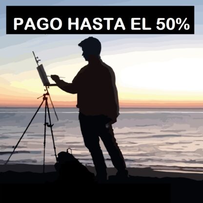 PAGO ANTICIPO PARA COMPLETAR EL 50% DE ENCARGO DE PINTURA EN VIVO